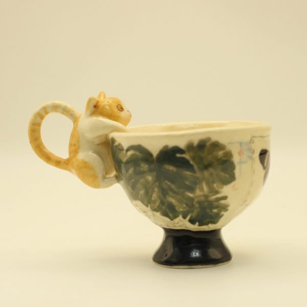 Handmade Ceramic Pet Mug For Ashley Cat