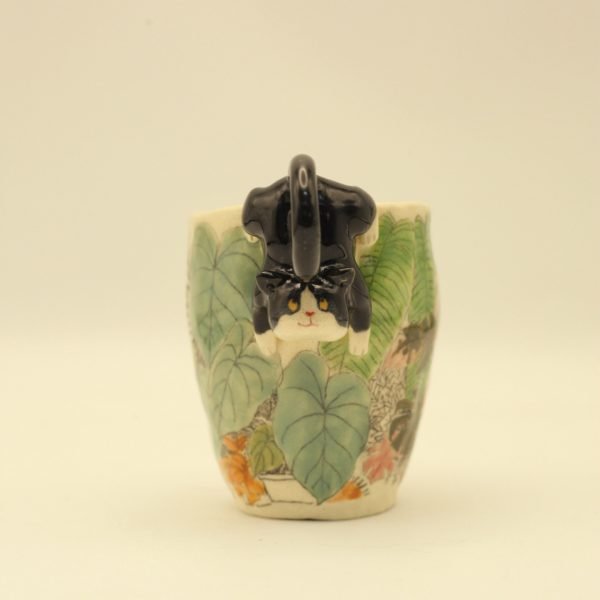Handmade Ceramic Pet Mug For Blaze Cat