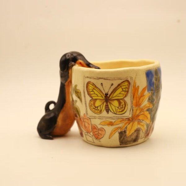 Handmade Ceramic Pet Mug For Dachshund Dog