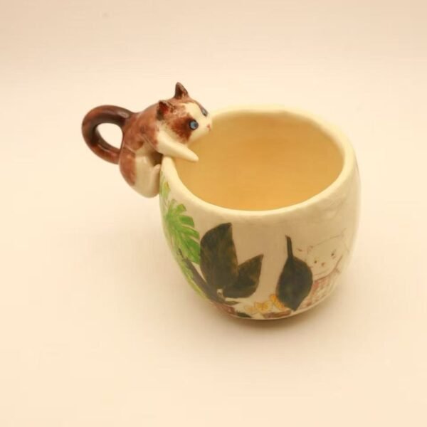 Handmade Ceramic Pet Mug For Poro Cat